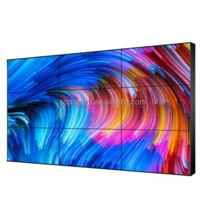 China Indoor Hot Selling Seamless Splicing Wall Hanging Display Wall Display LCD Screen Video Display for sale