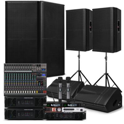 China No Row Indoor DJ Equipment PA System Loudspeaker Speakers 10 Inch Loudspeaker And 18 Inch Subwoofer for sale