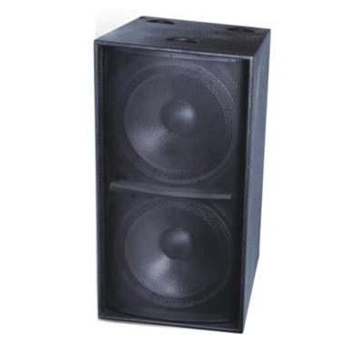 China No PA System Music Subwoofer Dual 18 Inch Subwoofer Speaker for sale