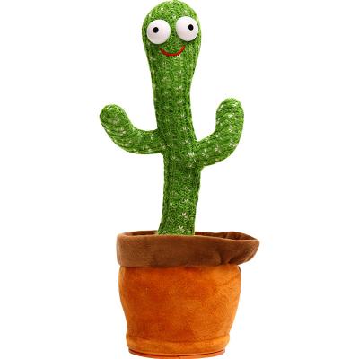 China Sing 2021 Hot Selling Singing Saxophone Cactus Plush Dancing Toys Recording Toy Dancing Cactus for sale