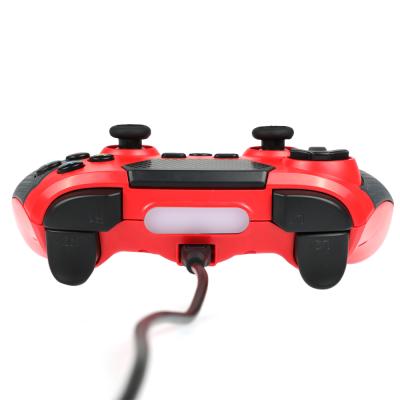 China Double shock and with six-axis sensor Industrial Gamepad Jostick cable controller for ps4/ps3/pc original console for sale