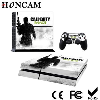 China video game skin decal for ps4 console sticker vinyl waterproof material HC-141 yf002 for sale