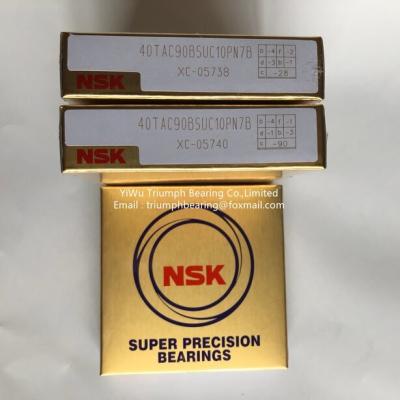 China NSK High Precision  Ball screw support bearing  40TAC90BSUC10PN7B for sale