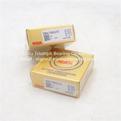 China NSK  High Precision Angular contact ball bearing  708ATYNSULP5 for sale