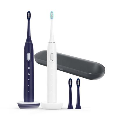 China Dropshipping Ultrasonic Powerful Clean Powerful Electric Toothbrush Wireless Rechargeable Whitening Adult Teeth Brush for sale