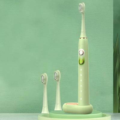 China IPX7 Waterproof Automatic Ultrasonic Powerful Rechargeable Toothbrush USB Powerful Cleaning Ultrasonic Electric Toothbrush for sale