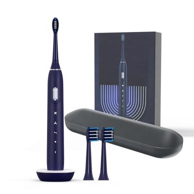 China Wholesale Price Super Logo Electric Toothbrushes Powerful Clean Custom Modern Replacement Part Rechargeable Reused Electric Toothbrush for sale