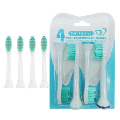 China Factory Selling Household Safety Clean Patent Replacement Toothbrush Heads Compatible with Sonic Replacement Toothbrush for sale