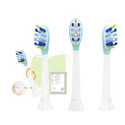 China Sonic Care Extra Clean Teeth Electric Toothbrush Replaceable Head 4pcs/pack Car Factory Sales for sale