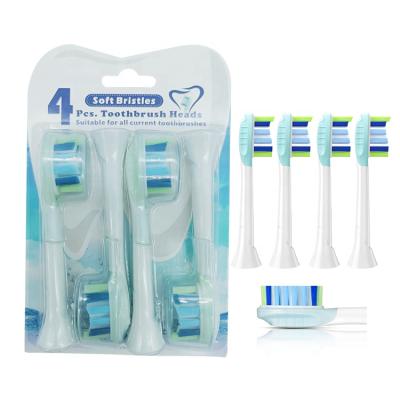 China Car Clean Diamond Clean Healthy White Easy Toothbrush Heads Optimal Gum Health Replacement Toothbrush Heads HX6013/HX6015 for sale