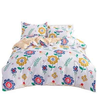 China Folded customized 100% cotton Double bedding set king size duvet cover set for hotel or home used Double Designers Bed Sets Duvet Cover for sale