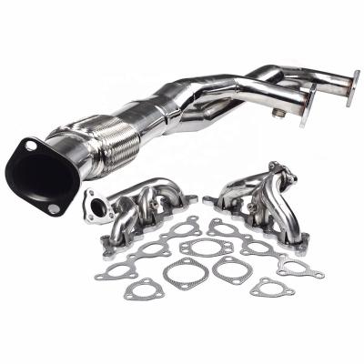 China FITS 91-99 MIT 3000GT VR-4 GTO/STEALTH Exhaust Header for 3000GT VR4 1991-1999 STAINLESS STEEL EXHAUST MANIFOLD AND DOWNPIPE for sale