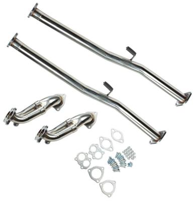 China 201SS good price good quality SS201 exhaust down pipe for N 300zx issan z32 VG30DETT 90-96 for sale