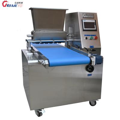 China High efficiency cookies and cake machine biscuit maker extruder layer cup cake snack dropping machines for sale