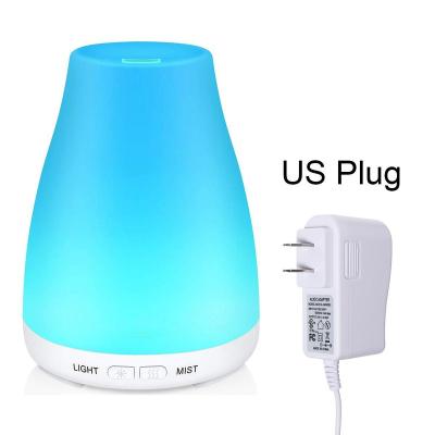 China Small Ultrasound 100ml Ultrasound Purifying Aromatherapy Humidifier Moisturizing Colorful Lights For Home Essential Oil Diffuser for sale