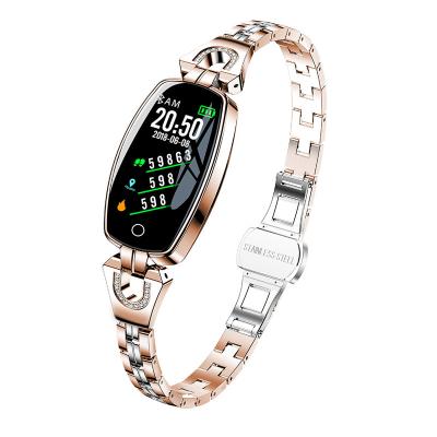 China Hot Sale Lady Smartwatch H8 Bracelet Women Heart Rate Monitor Touch Screen/Blood Pressure Watch New Smart Watch for sale