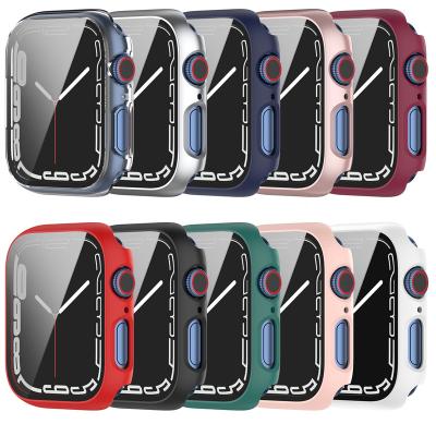 China Durable Waterproof Shockproof Case for Apple Watches, PC Cover Device with Tempered Glass for T500+ T600 T900 W34 W26 Smart Watch for sale