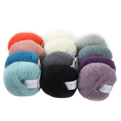 China Anti-bacteria China supplier hot sale mohair fancy yarn for hand knitting for sale