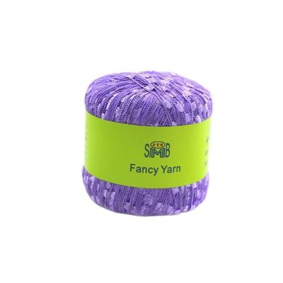 China Novelty yarn suzhou huicai hand crochet fancy yarn manufacturer wholesales 2.7nm nylon crochet nylon yarn for sale