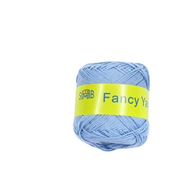 China Suzhou huicai yarn textile factory wholesale quality pure cotton viable hand knitting fancy yarn for sale