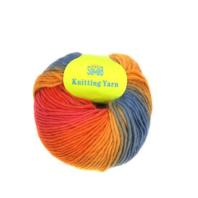 China Wholesale Hot Sale Wool Anti-bacteria Suzhou Huicai Certification 100% Nomadic Yarn 1.4Nm Tow Dyed For Hand Knitting for sale