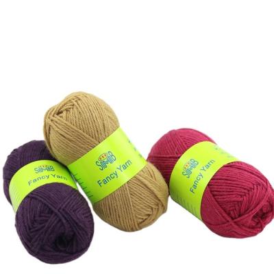 China China Wool Knitting Yarn Factory Direct Sale Certificate Low Antistatic Price Lana Knit Yarn On Ball For Hand Knitting for sale