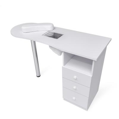 China New Modern Style Manicure Table Nail Table With Dust Collector Salon Manicure Desk for sale