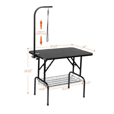 China Best Price Dog Grooming Table Sustainable Grooming Table Plastic Dog Grooming Table Top Lifting Table for sale