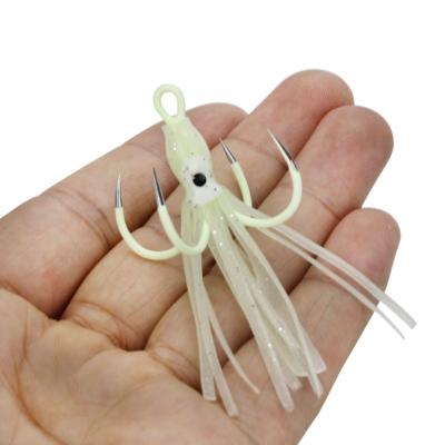 China 16# 18# Octopus Fish Hook Outdoor Fishing High Quality Saltwater Four Corners Bright Hooks for sale