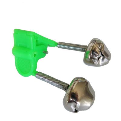 China Lightweight Double Bells Bite Alarm Fishing Rod Clip Tip Bell Outdoor Fishing Tackle for sale