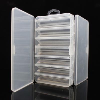 China Hot Selling Transparent Hard Plastic Double Side Fishing Lure Tackle Shrimp Outdoor Fishing Tackle Box for sale