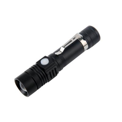 China Outdoor Kits Wholesale High Quality 10W T6 LED Torch Mini Light USB Strong Light Rechargeable Tactical Flashlight for sale