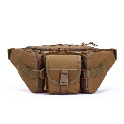 China Outdoor Combat Sports Bag Outdoor Multifunctional Tactical Military Sports Pouch Waterproof Oxford Camouflage Waist Sling Bag Chest Bag Fanny Pack Combat Fanny Pack for sale