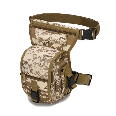 China 600D Water Proof Camouflage Tactical Military Army Camping Motorcycle Waist Leg Bag for sale