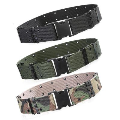 China Outdoor Survival Police Adjustable Tactical Nylon Marry Belt Army Quick Release Buckle Military Plastic Belt for sale