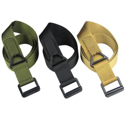 China Wholesale Custom Cheap Outdoor Solider Outdoor Tactical Belts Survival Canvas Webbing Army Belt Military Nylon for sale