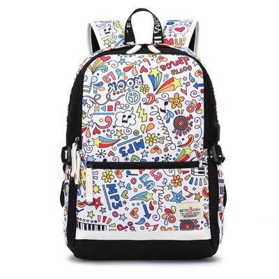 China With Hot Selling USB Oxford Cloth Printing Large Capacity Laptop Bags Waterproof Custom Usb Laptop Filling Bags for sale