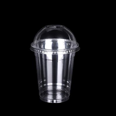 China Single Wall Manufacturers 9oz 12oz 16oz 20oz Recycled Disposable Transparent Juice Plastic Cup for sale