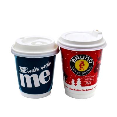 China Christmas Celebration Disposable Hot Sale Wholesale Custom Paper Cup for Drinks /coffee paper cup /tea paper cup for sale