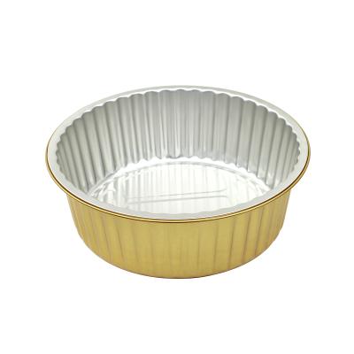 China Disposable Ready-to-eat Food Packaging Aluminum Foil Containers Tray for sale