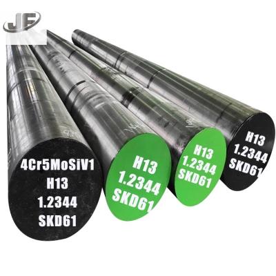 China Die Steel Bar Cold Work Hot Work Plastic Mold Steel Forging Rolled Flats Annealing 1.2344 Black Grinded Machined Turned Rounds for sale