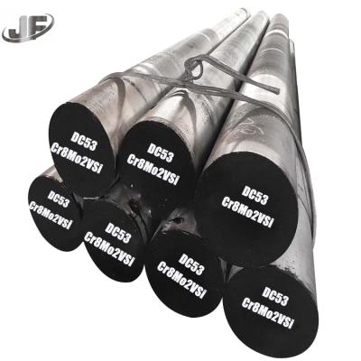 China High Quality Tool Steel DC53 Mold Tool Steel Bar Supplier Hot Selling Round Steel Rod for sale