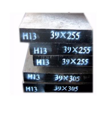 China Tool steel bar forging mould, hot extrusion die and precision forging alloy with H13 BLACK FLAT high impact load die steel; for sale