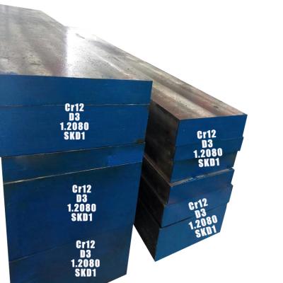 China Aisi Forged Or Hot Rolled GB Cr12 Steel Round Best Quality Cr12 Tool Steel Bar Flat Bar And Flat Bar Mould; AISI D3; DIN 1.2080 for sale