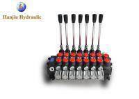 Chine soupape de commande 12v directionnelle hydraulique de action de retour du ressort 60liters double pour des machines de sylviculture à vendre
