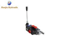 China Handklep 1 Cilinderlichaam 80ltr van de Bevel Hydraulische Richtingdatatransportbesturing voor Mobiel Te koop