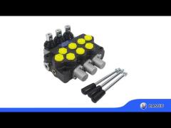 Monoblock Directional Control Valve SD5/3 THRESS SECTIONS Manual valve