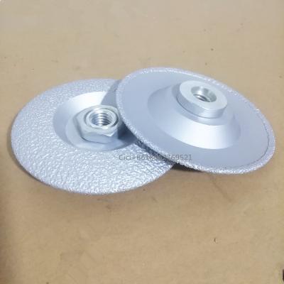 China 2020 Fast and Soft Cut Order Vacuum NEW Straight Welded 115mm Wheel Diamond Cup Cut Steel Disc Wheel for Carbide Grinding for sale