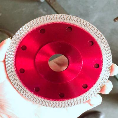 China Long working 125 mm thick 1.2mm hot/cold press diamond saw blade turbo cutter sintered tile cutting disc for sale