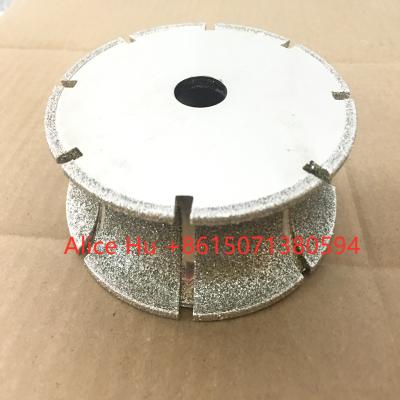 China High Quality Sharpening Diamond Grinding Wheel Marble Clad Diamond Grinding Wheel for sale